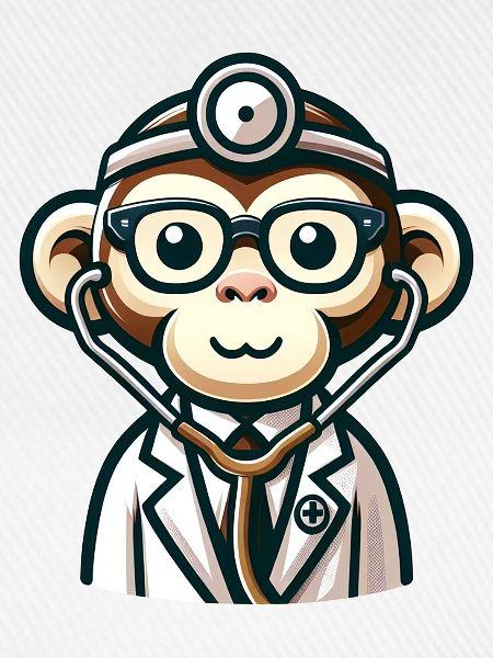 Cute Monkey Doctor