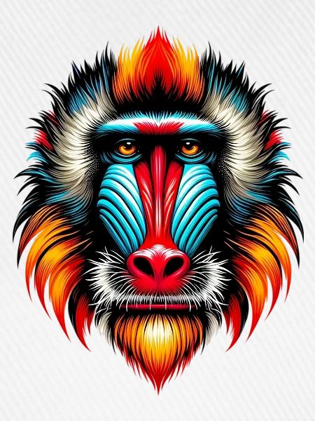 Mandrill-Affe