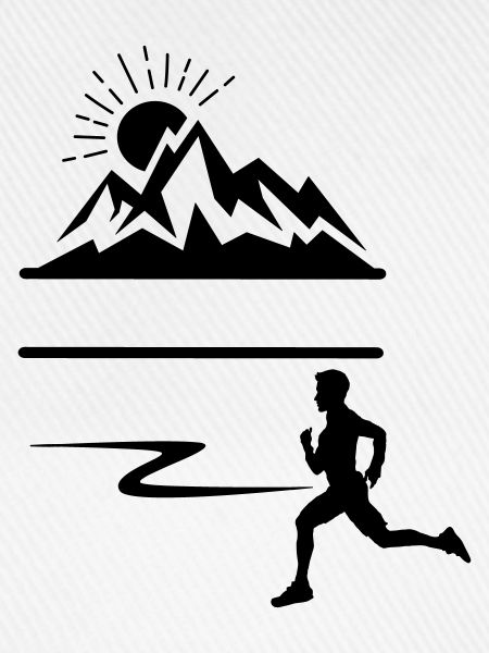 Runner Man Berge
