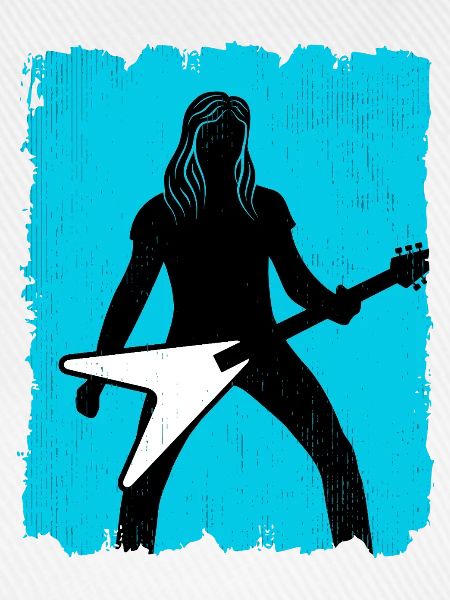 Heavy-Metal-Gitarristen-Poster