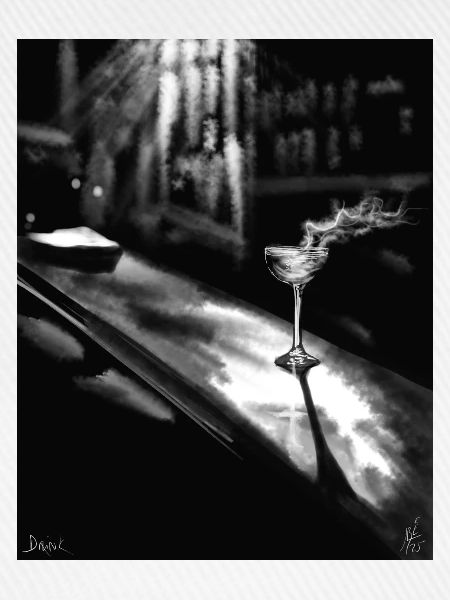 Midnight Martini auf Chrome