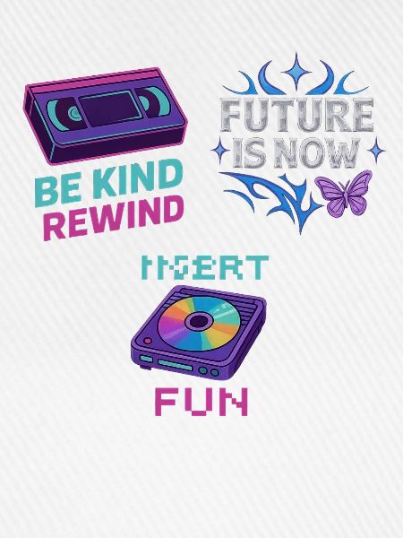Zukunft Jetzt Retro Tape Design