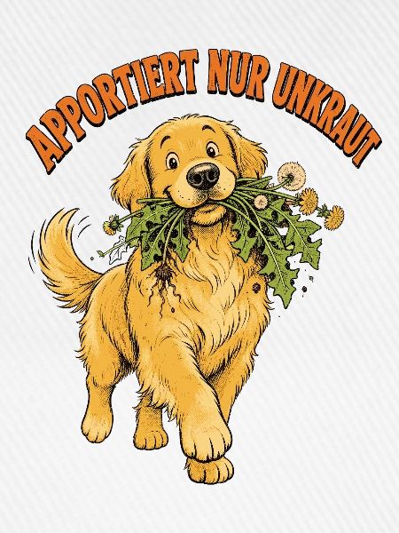 Goldie Apportiert Unkraut
