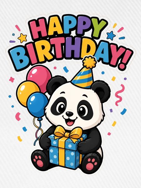 Happy Birthday panda