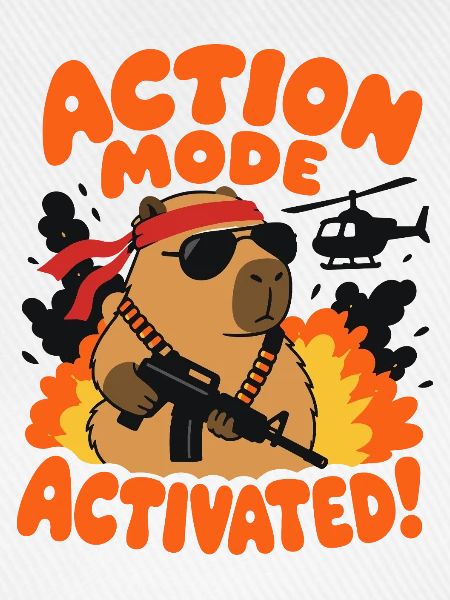Action Mode Activated – Capybara-Actionheld