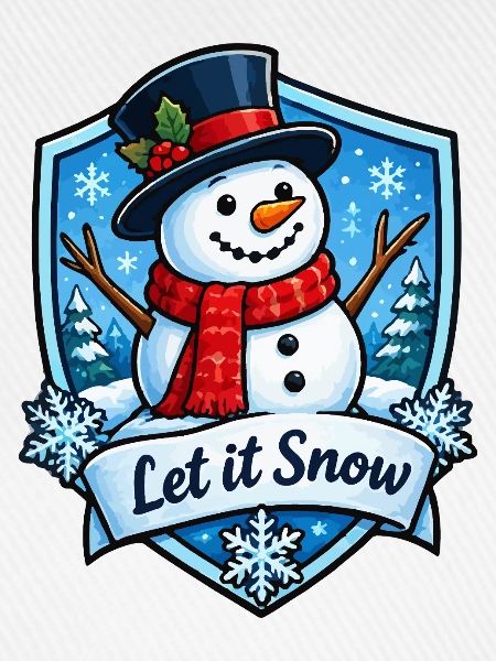 Schneemann Winterzauber