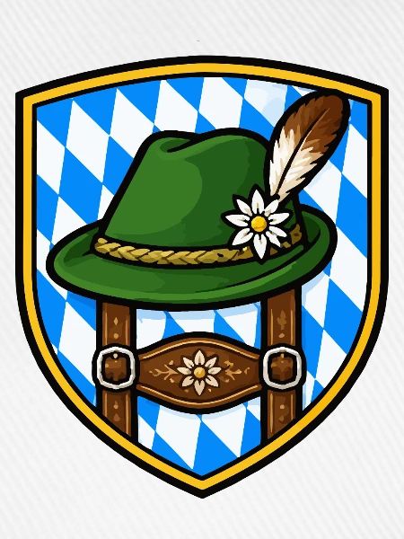 Bayerisches Edelweiß Schild