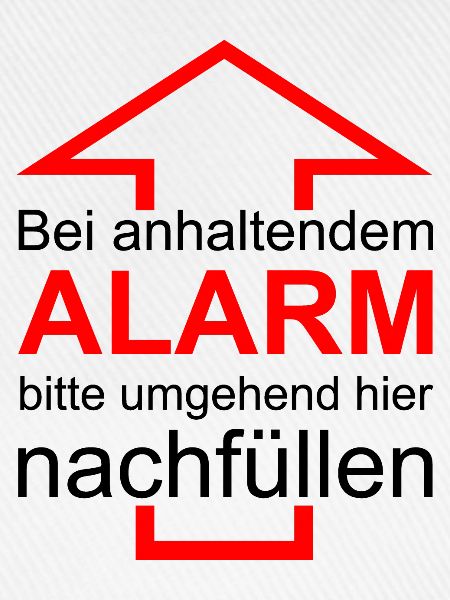 Bitte nachfüllen!