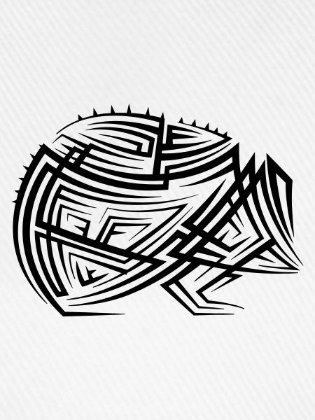 Igel Tribal Tattoo