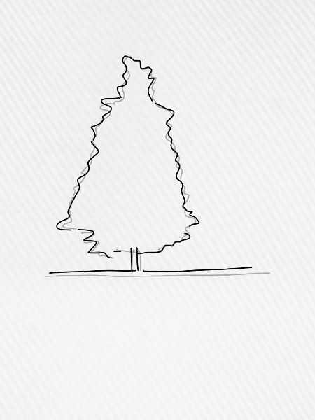 Baum Lineart