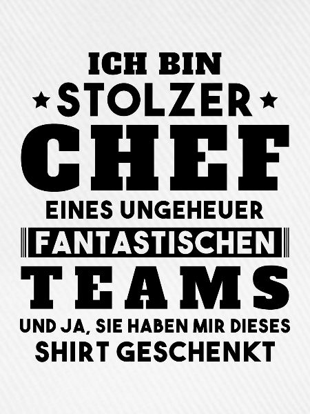 Ich bin Stolzer Chef Geschenkidee