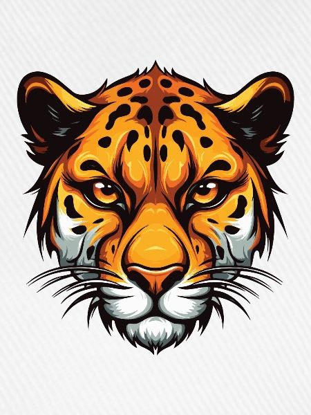 Gepard Kopf