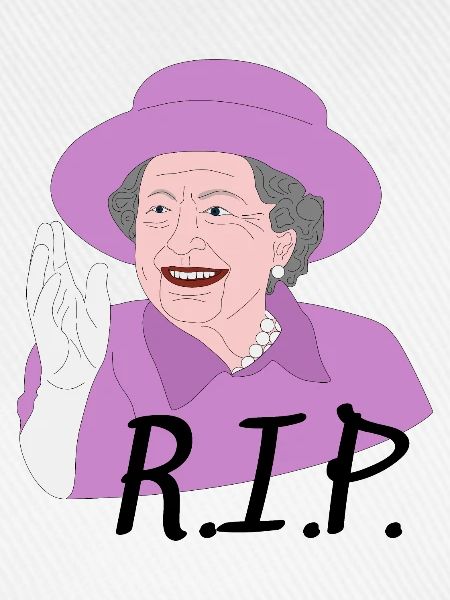 Elisabeth II Tod RIP Design
