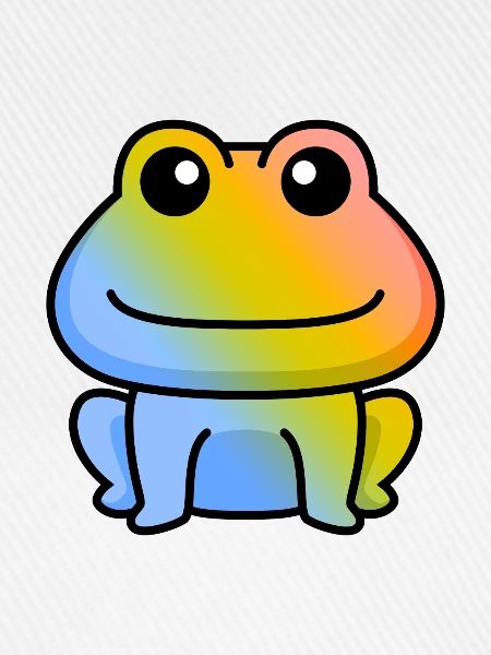 Frosch Comic Tier