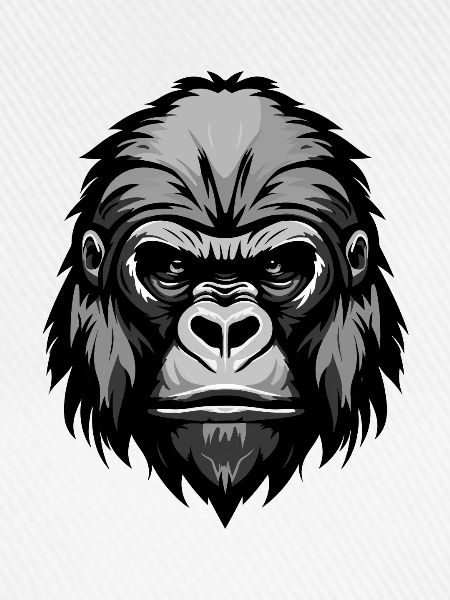 Gorilla Kopf
