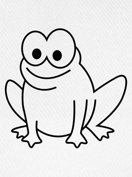 Frosch Comic Tier