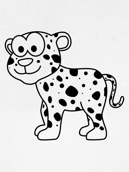 Leopard Comic Tier