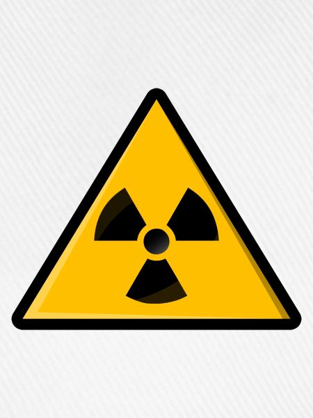Strahlenwarnzeichen Radioaktiv Atom Zeichen