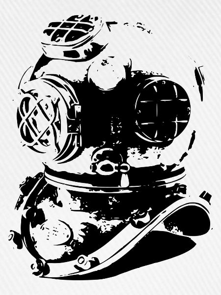 Alter Taucherhelm
