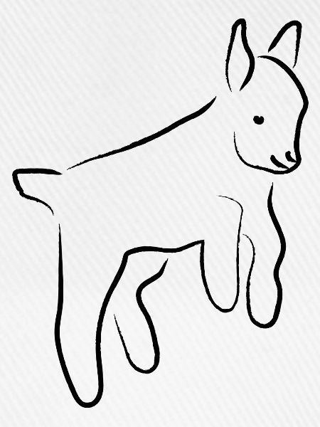 Ziege/Goat schwarz/black