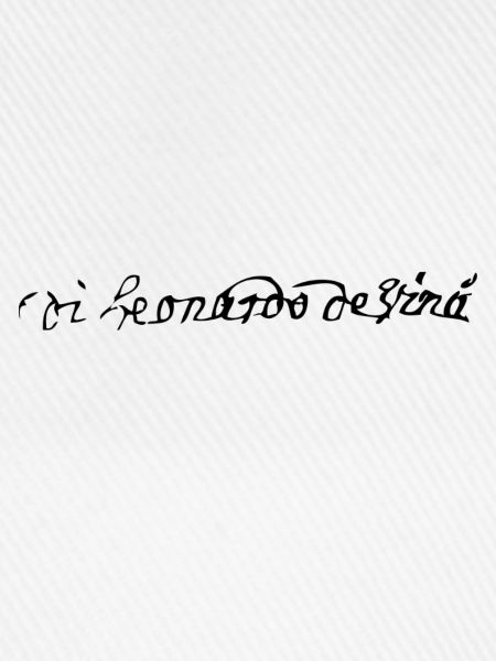 Leonardo da Vinci - Unterschrift