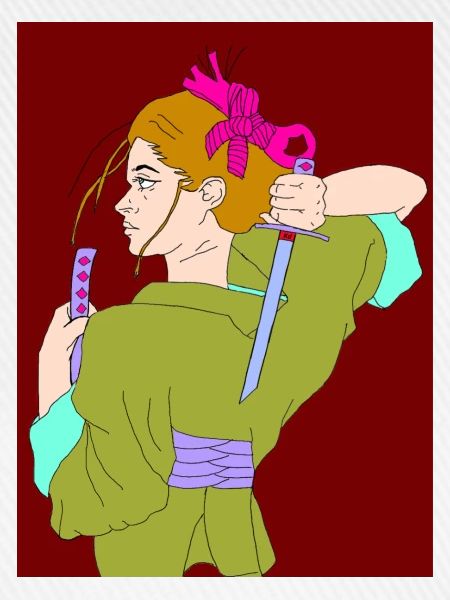 Kimono Mädchen