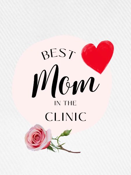 Beste Mutter in der Klinik