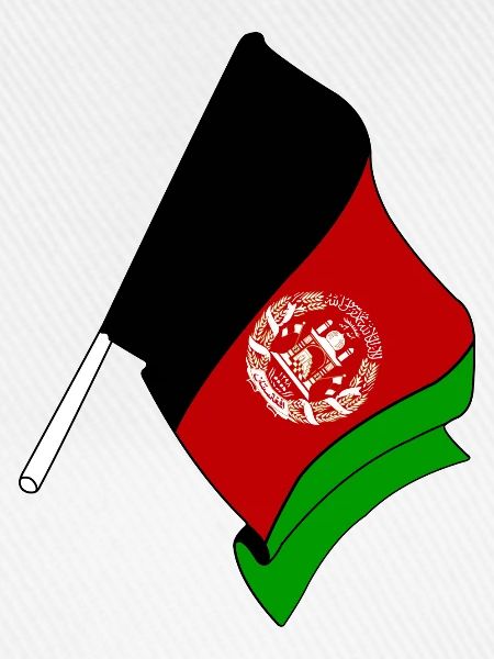 Flagge Afghanistan