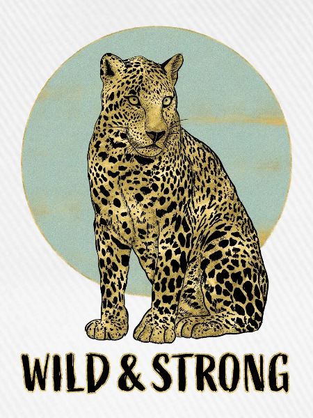 Leopard. Wild and Strong.