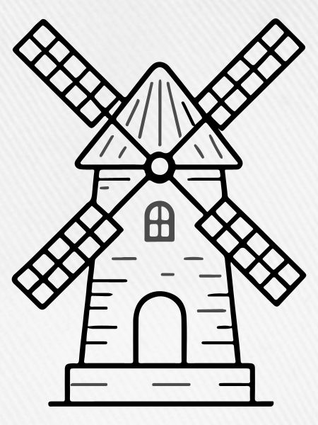 Windmühle Symbol