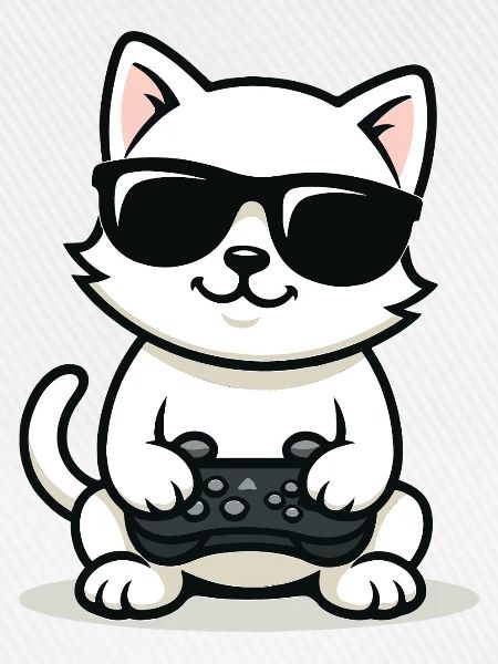 Gamer Cat Coolness