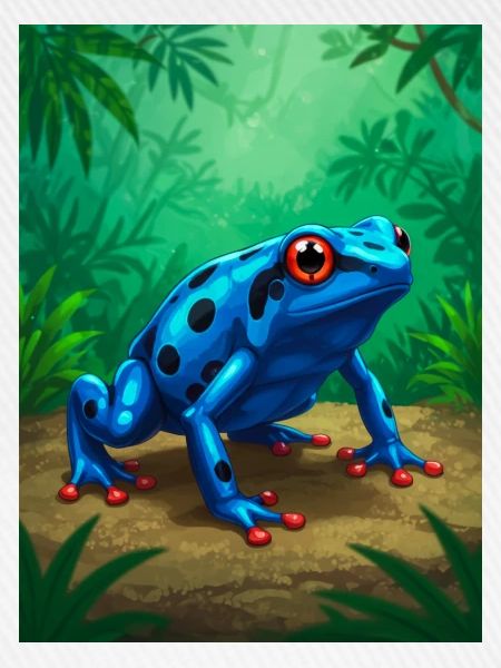 Pfeilgiftfrosch – tödliches Gift im Regenwald