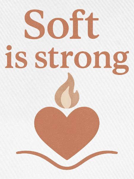Soft ist stark Herzfeuer