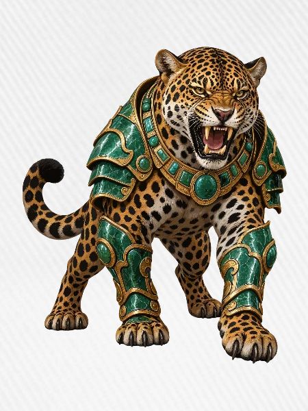 Jaguargolem in Smaragdrüstung