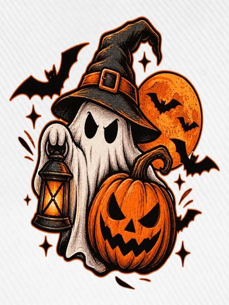 Spukhaftes Halloween Design