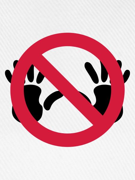 Nix grapschen SVG