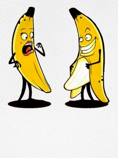 Lustige Bananen