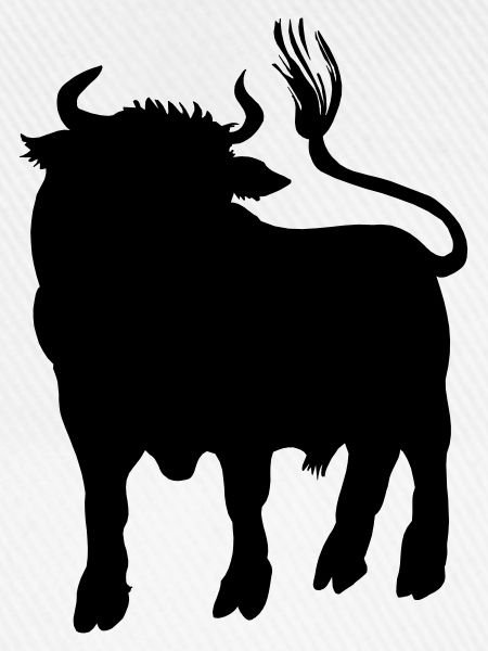 Stierschattenbild, Logofarm oder Metzger