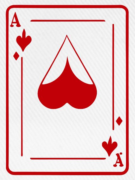 Spielkarte Ass