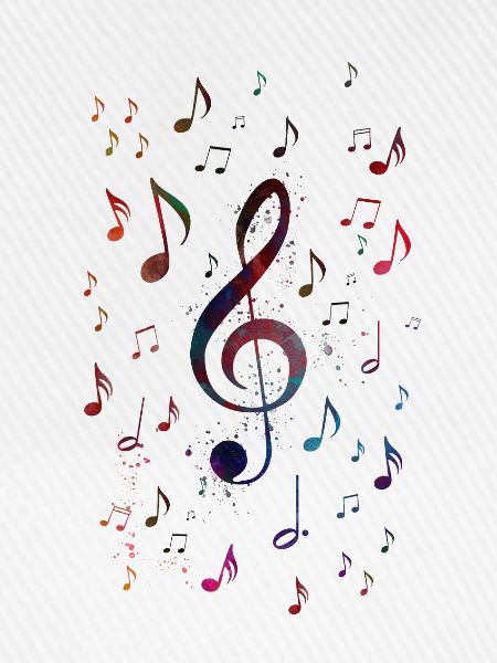 Violine Musiktaste