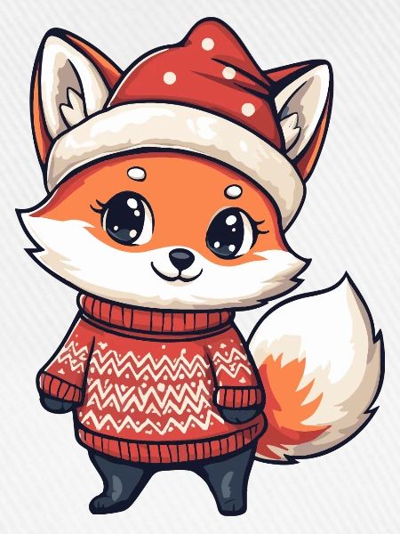 Fuchs Weihnachten Comic