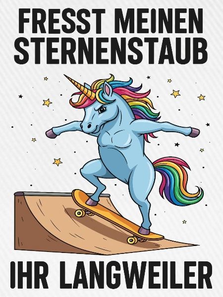 Skateboard-Einhorn