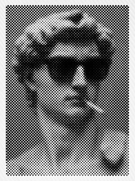 David Michelangelo raucht eine Zigarette
