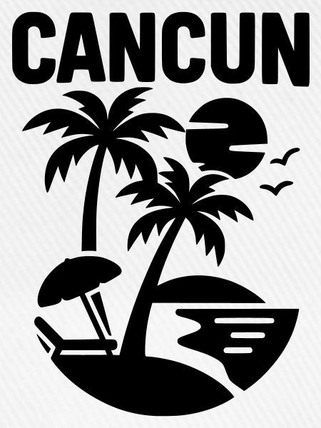 cancun silhouette