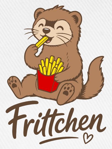 Frittchen Frettchen Pommes Frites Fritten