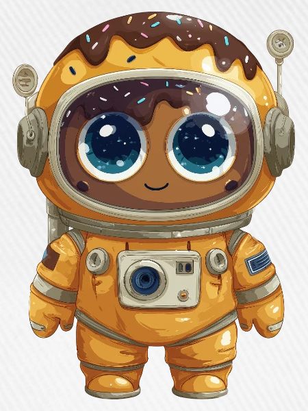 Donut-Astronaut Abenteuerkunst