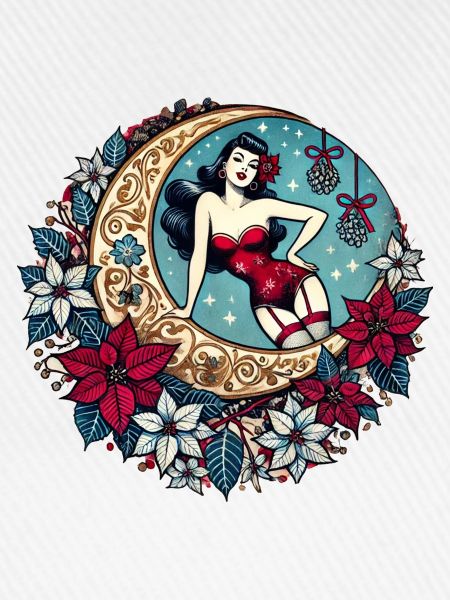 Weihnachts-Pinup