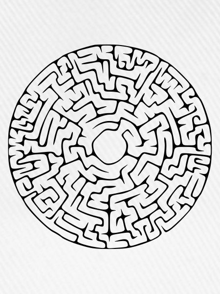 Labyrinth rund