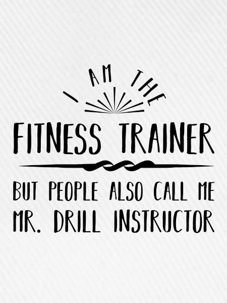 Fitnesstrainer Mr Drill Instructor
