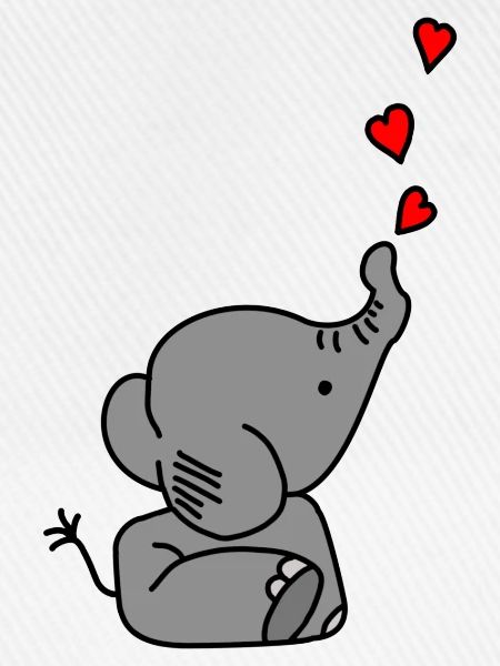 Elefant Herz